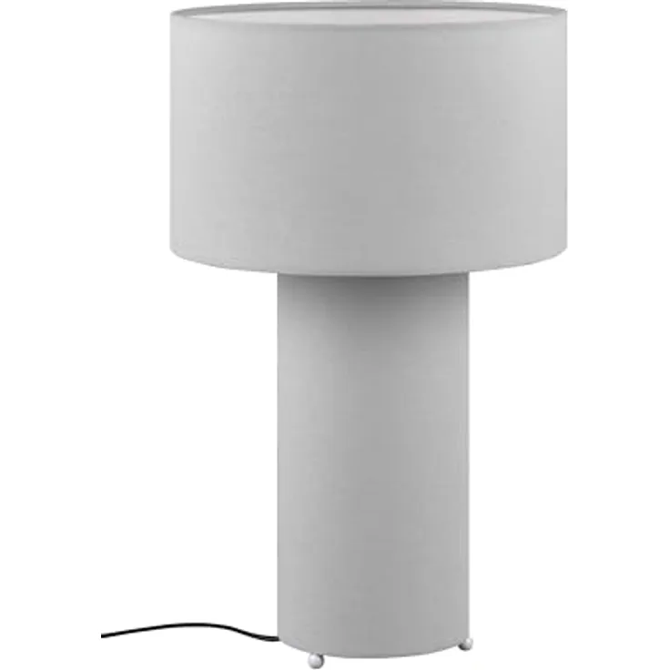 TRIO Bale Tischleuchte E27, 2-fach 40cm, sanftes Up and Down Licht, Ultimate Grau