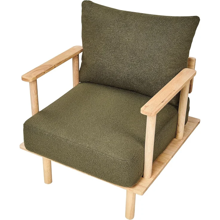 Sessel ASKER Bouclé Dunkelgrün – Bild 6
