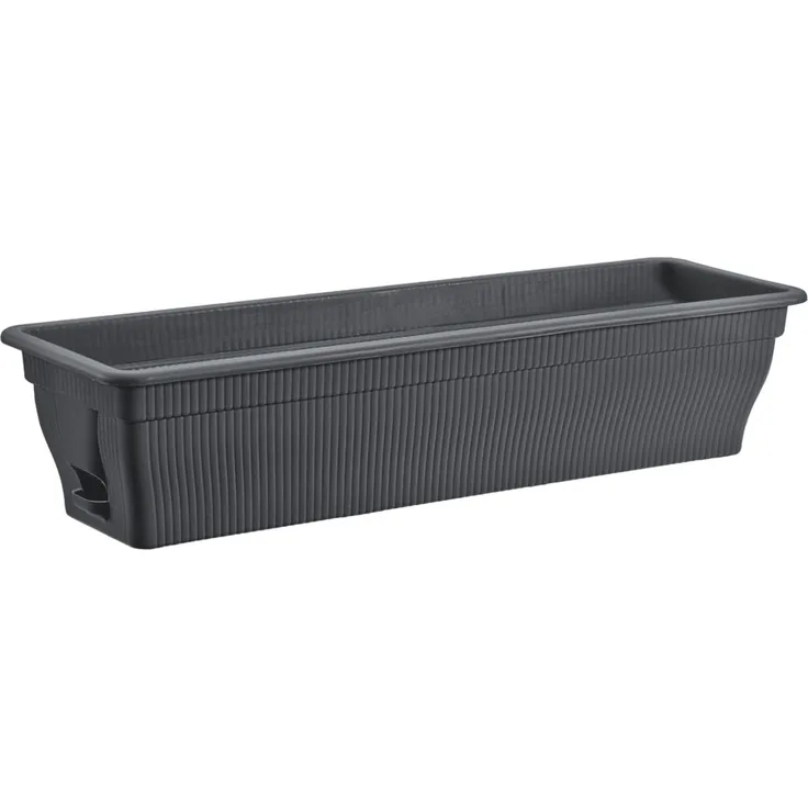 Balkonkasten Blumenkasten mit Wasserspeicher 3 Größen - Pflanzkasten für Balkon & Garten - wetterfest & robust - Blumenkasten mit Bewässerungssystem - ideal für Kräuter & Blumen