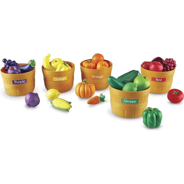 Learning Resources LER3060 Bauernmarkt Farbensortierset