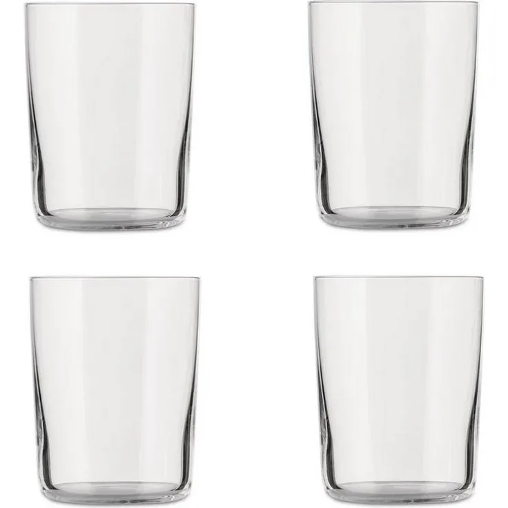 Alessi Glas Trinkglas FAMILY 4er-Set, Kristallglas
