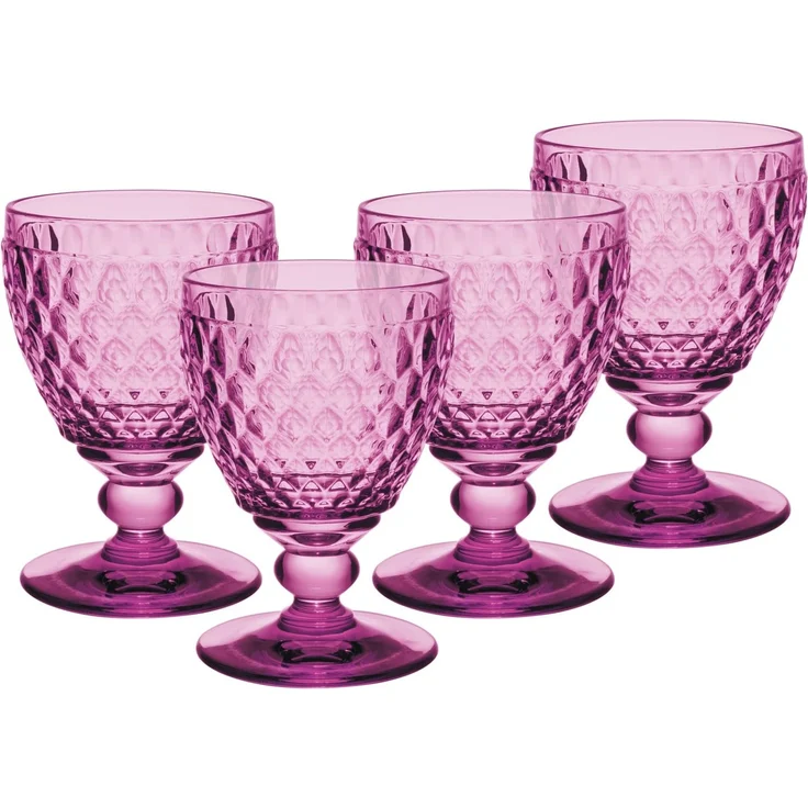 Villeroy & Boch Boston Coloured Weißweinglas 230 ml Berry 4er Set – Bild 4