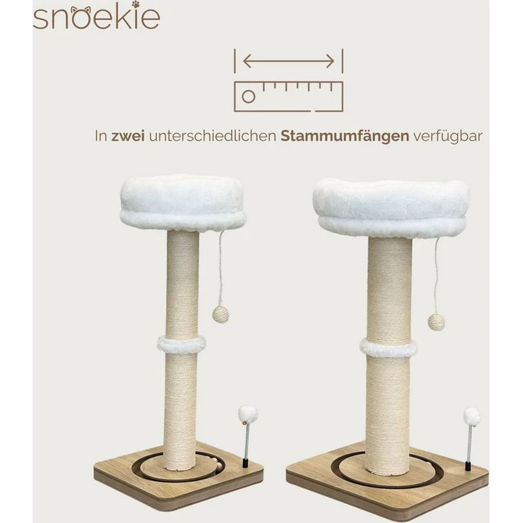 SNOEKIE Kratzbaum SNOEKIE Kratzbaum für Katzen, extra dicker Kratzstamm Ø 11,5 cm – Bild 3
