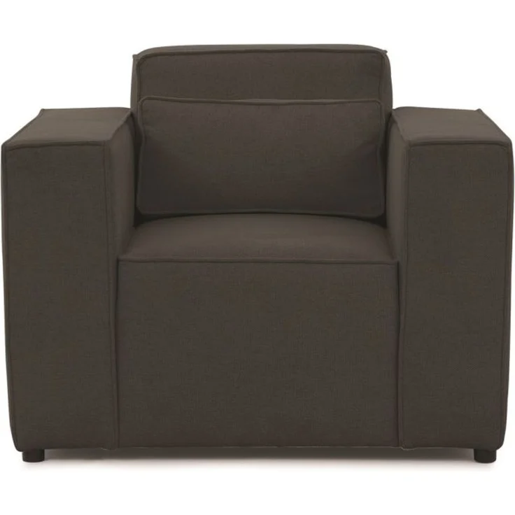 Sessel Designersessel WALDO in Stoff Brooklyn Schwarz-Hell – Bild 2