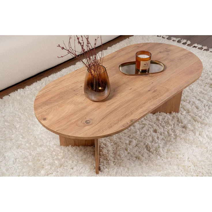 Skye Decor Couchtisch 100% MELAMINE COATED PARTICLE BOARD, 39,8 cm x 60 cm x 119 cm 909NRD11 – Bild 3