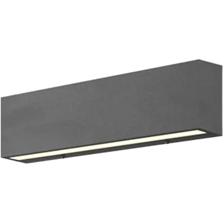 Lucande LED Wandleuchte Elvira, Außenwandleuchte in Schwarz aus Aluminium, 1-flammig, Schutzart IP65 für Terrasse und Garten – Bild 1