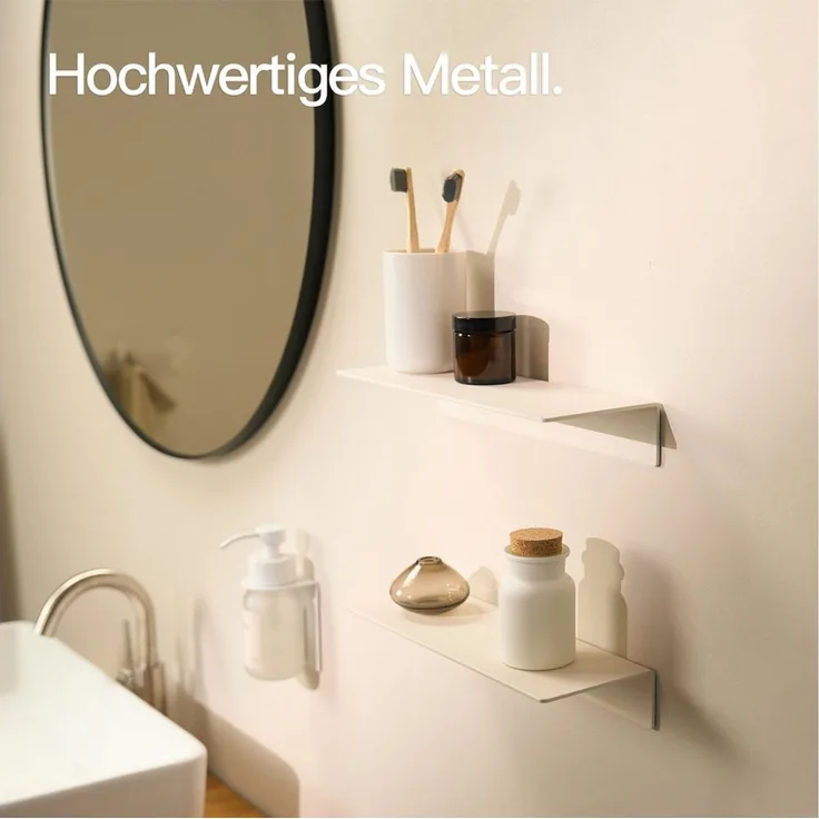 Designfabrik Hamburg Badregal DFHH KR, 1-tlg, Ohne Bohren