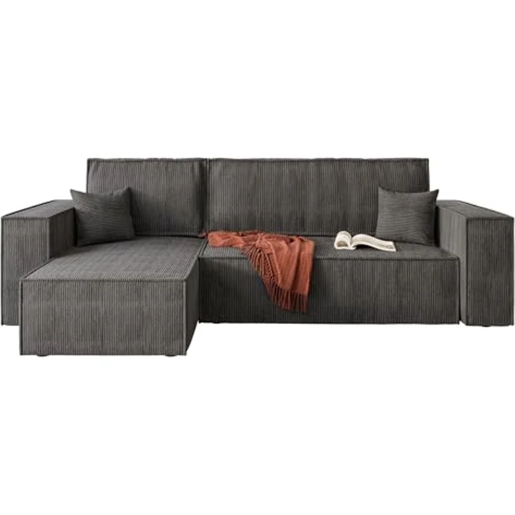 Lookway Ecksofa Gepolstertes CARLOS L-Form, Schlaffunktion – Bild 1