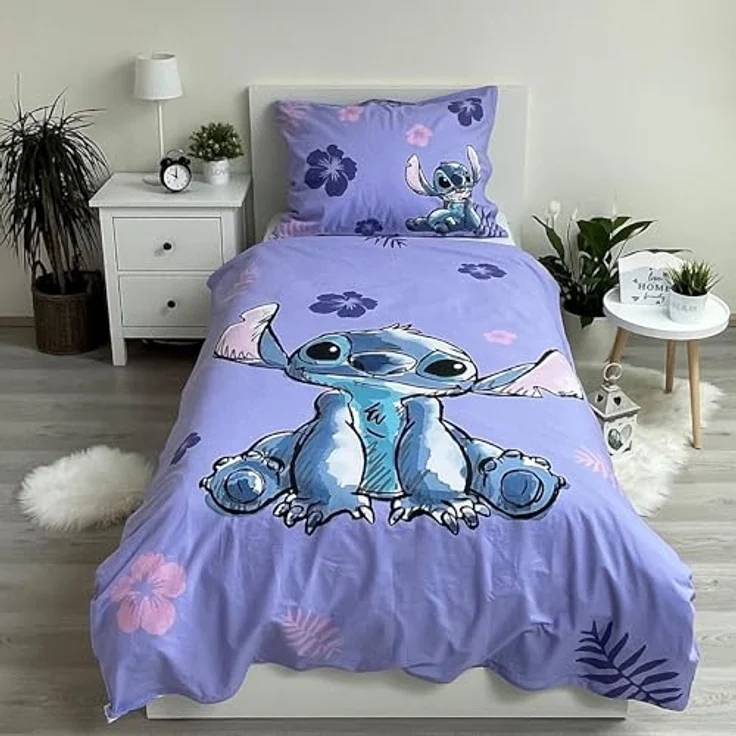 Sarcia. eu Kinderbettwäsche Disney Stitch Bettwäsche-Set Kinder, Baumwolle 140x200 cm – Bild 5
