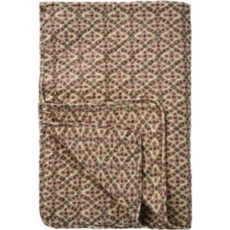 Ib Laursen Decke Quilt Tagesdecke Überwurf 180x130cm Muster Beere Lila 07942-65 – Bild 5