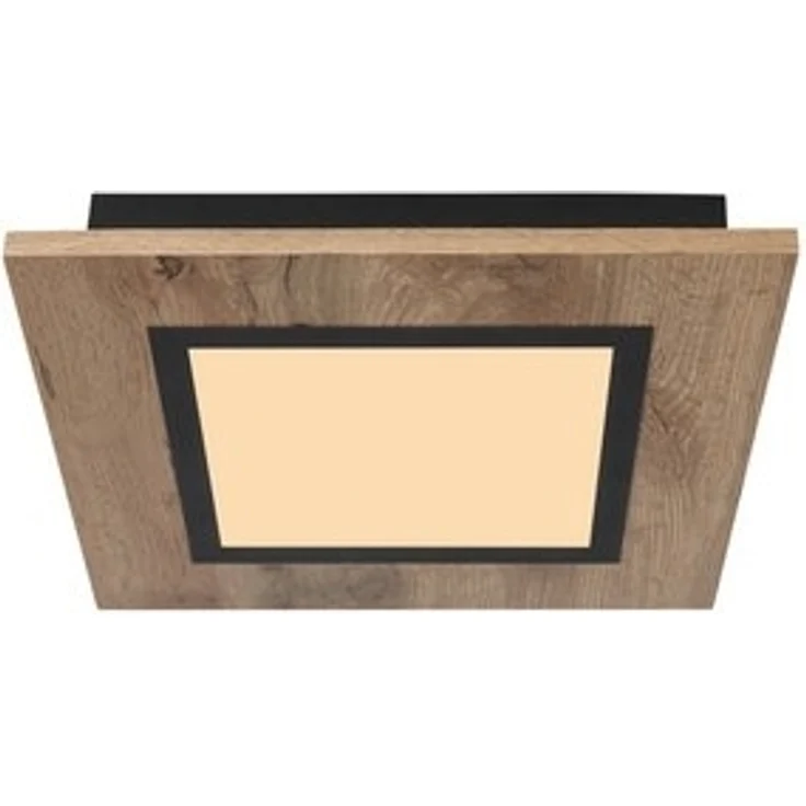 GLOBO LIGHTING LED Deckenleuchte LEA, LED fest integriert, Warmweiß, Deckenlampe/Wohnzimmer/Schlafzimmer/modern/Holz – Bild 6