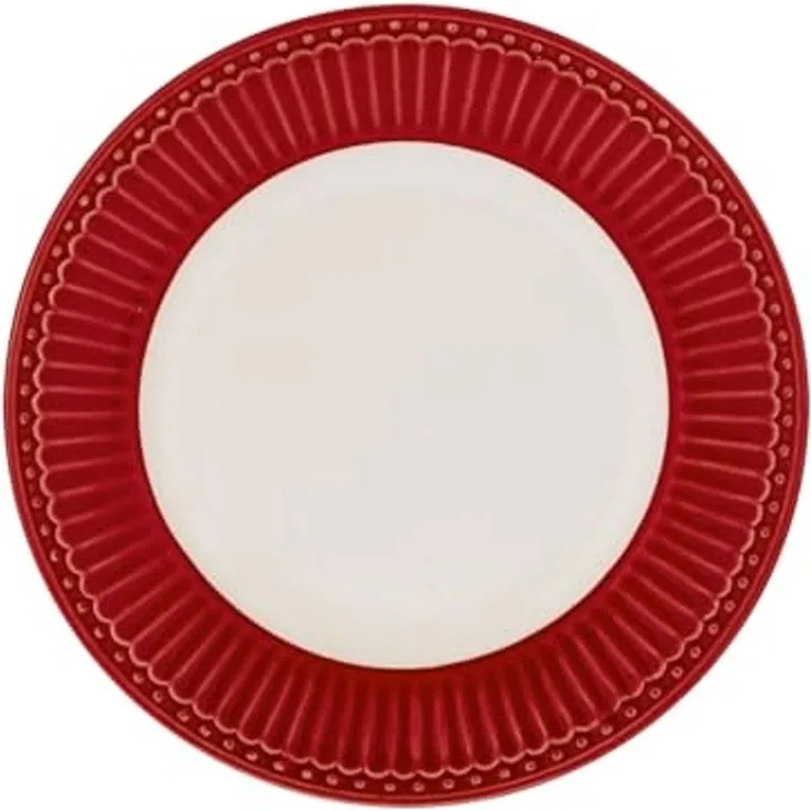 Greengate Brotteller Alice Brotteller red 17,5 cm