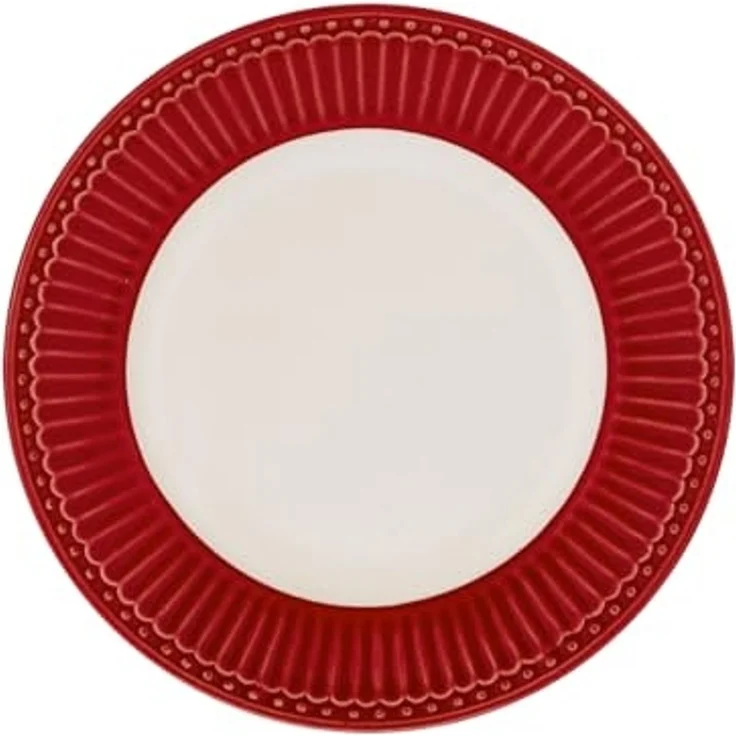 Greengate Brotteller Alice Brotteller red 17,5 cm – Bild 1