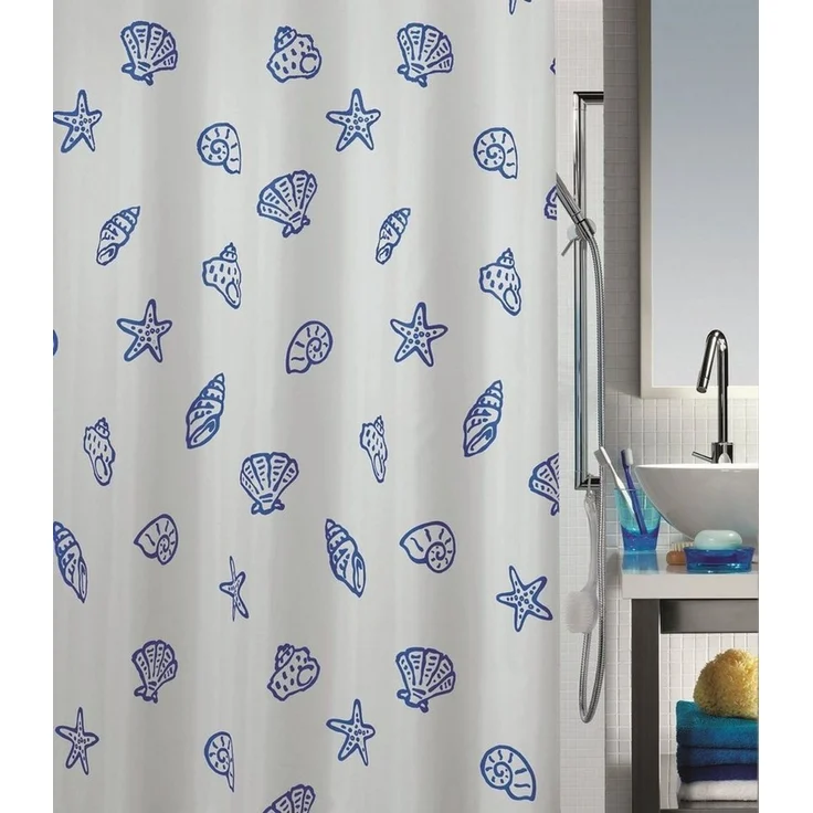 spirella Duschvorhang Spirella Anti-Schimmel Duschvorhang - Anti-Bakteriell, waschbar Breite 180 cm, Anti-Schimmel Textil-Duschvorhang, Polyester, 180x200 cm, waschbar – Bild 2