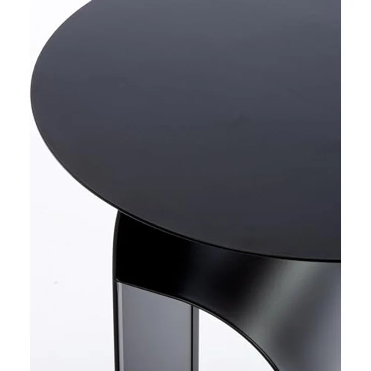 Casablanca Beistelltisch Memphis - Metall - matt schwarz - rund - Höhe 61cm x Ø 51cm - Sofatisch - Dekoration – Bild 3