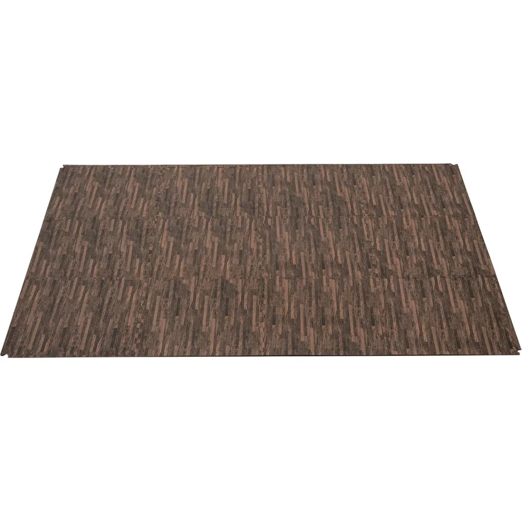 Pool-Bodenschutzfliesen Set 12 Stück á 50 x 50 cm, Holz-Optik (Palisander) – Bild 4