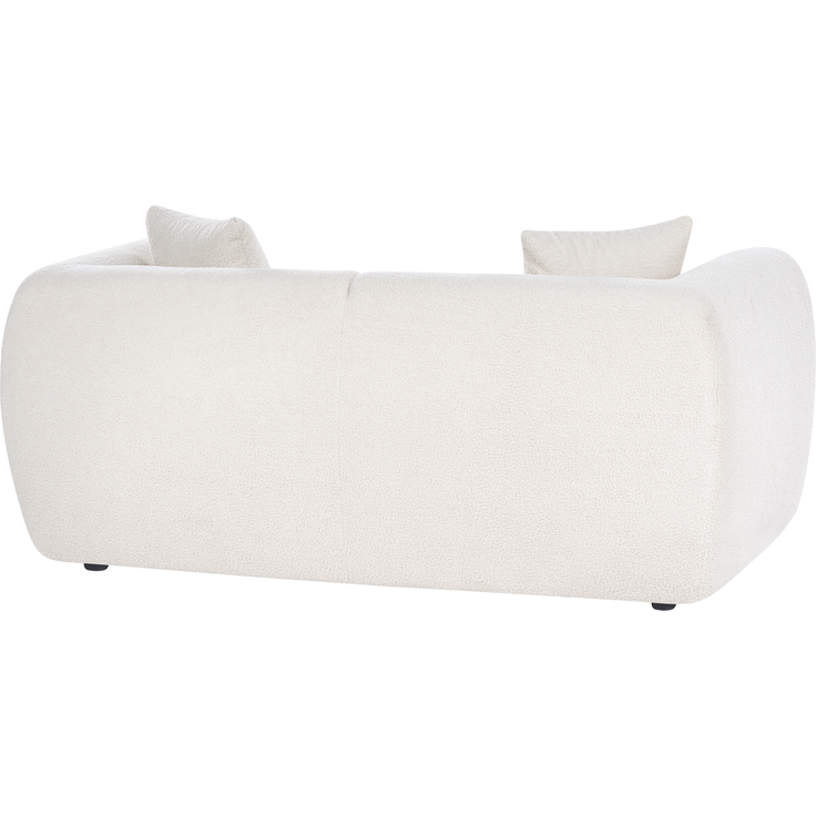Sofa 2-Sitzer VALBY Bouclé Cremeweiß – Bild 6