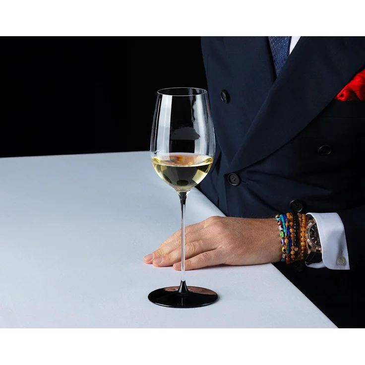 RIEDEL 4110/15 FATTO A MANO BLACK TIE Riesling Weinglas – Bild 6