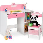 Kinder Schreibtisch und Stuhl Schwan