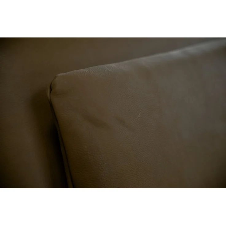 KAWOLA Sofa WIOLO Ecksofa Leder dunkelbraun 83 x 240 x 350 cm – Bild 8