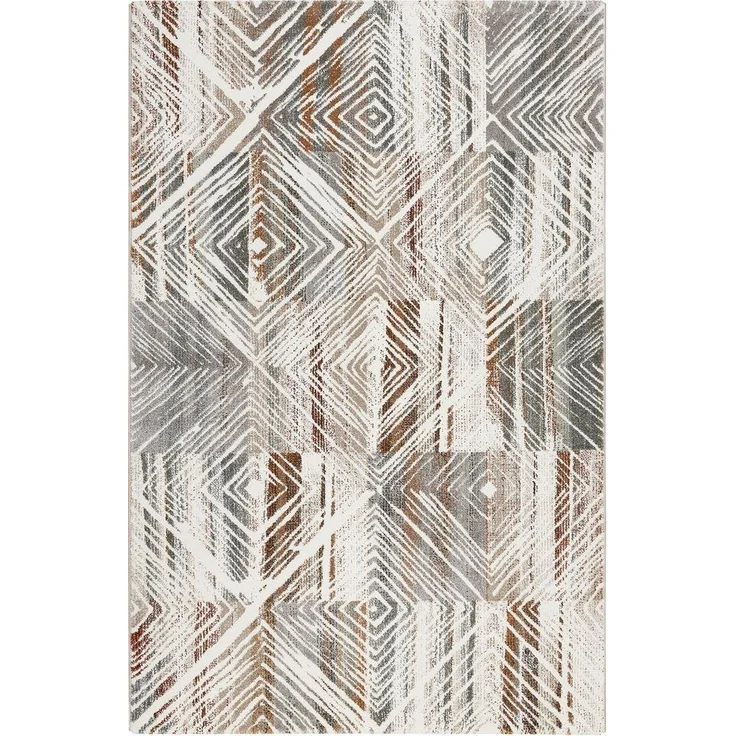 Esprit Teppich Cuba, ESP-40104, rechteckig, Höhe: 13 mm, dichter Kurzflor, geometrisch, Wohnzimmer – Bild 2