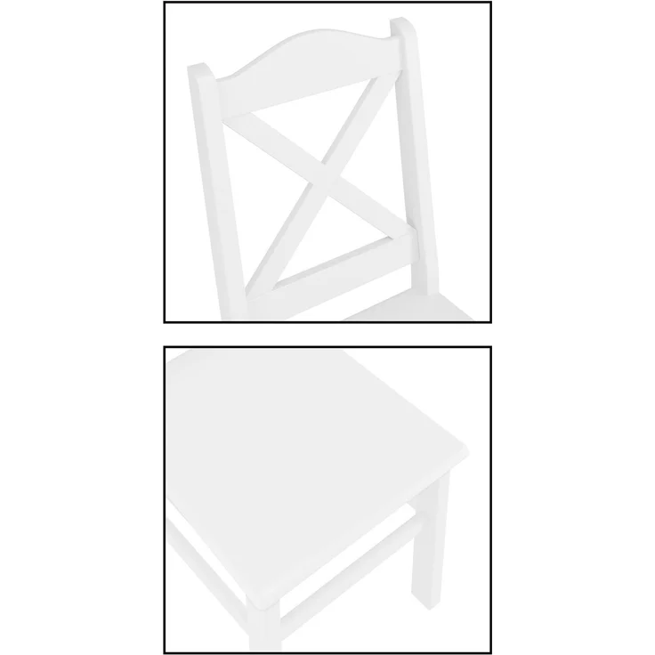 Küchenstuhl Massivholzstuhl Esszimmerstuhl Kiefer 2x Stühle 90.71-20-D W – Bild 6