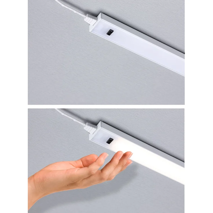 LED Unterschrankleuchte Inline Starterset 3000K dimmbar 2x4W 350x26mm 2x350lm 230/24V Weiß matt – Bild 9
