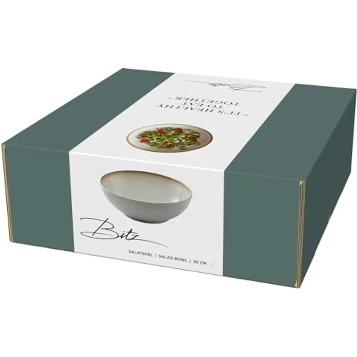 Bitz Salatschüssel 30 cm creme/creme – Bild 4