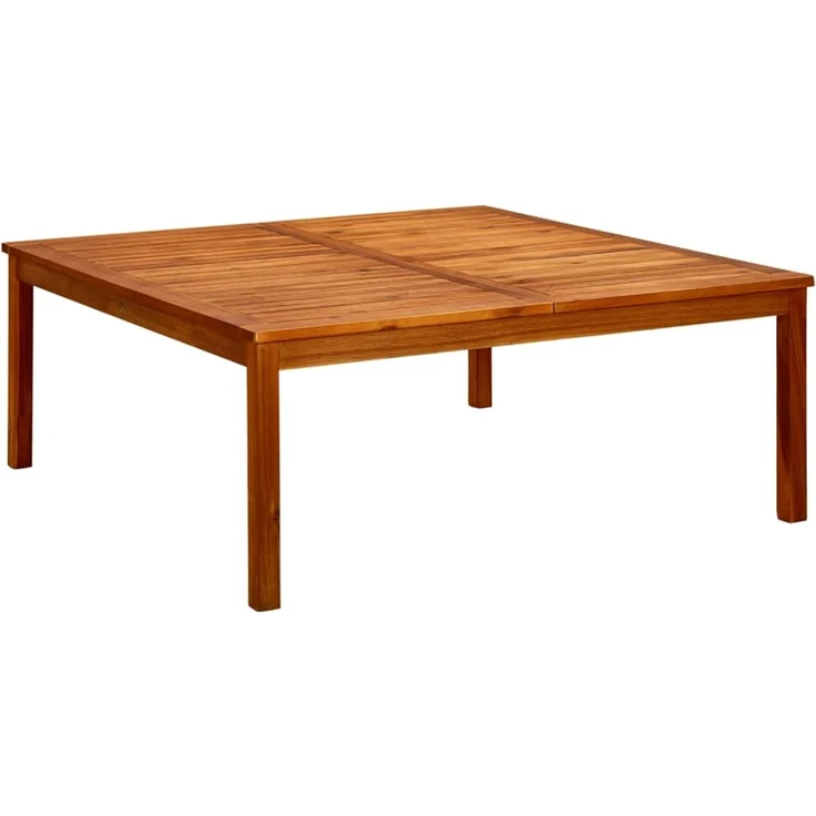 Garten-Couchtisch Terrassentisch, 110 x 110 x 45 cm Massivholz Akazie d5166e – Bild 2