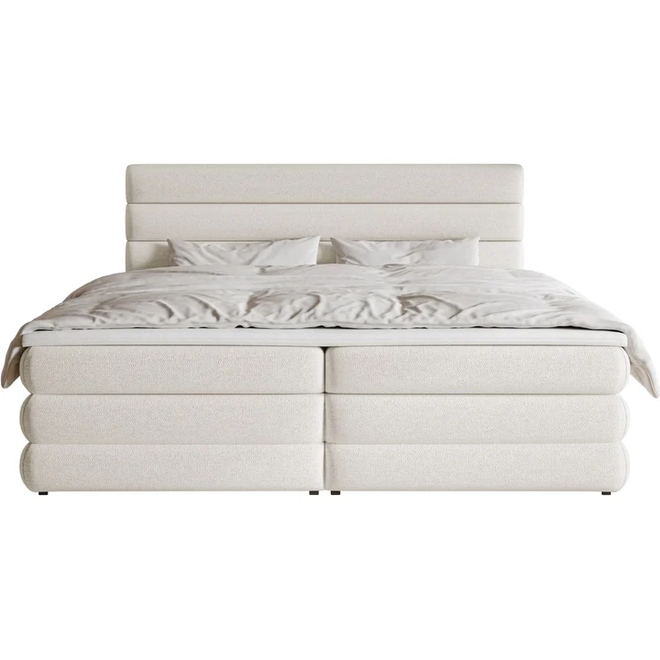Selsey 'Alegre' Boxspringbett mit Bettkasten, hellbeige , 180x200 cm – Bild 6