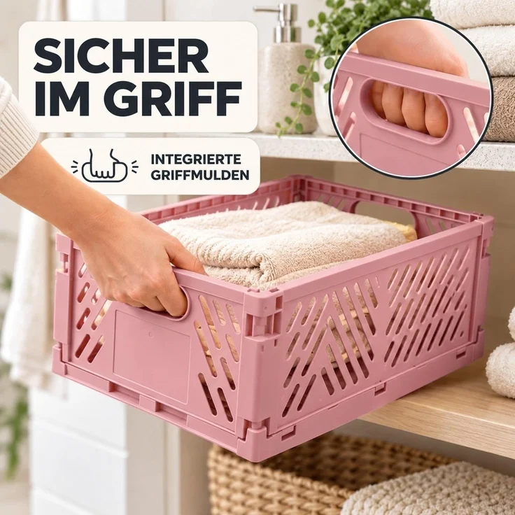 Relaxdays Klappbox 4er Set – Bild 7