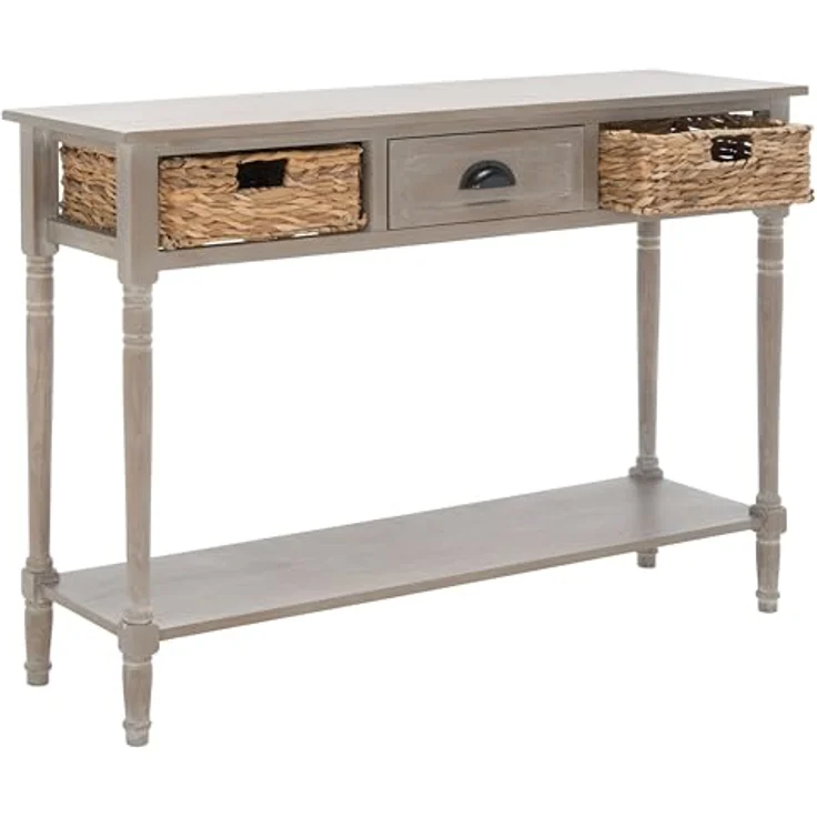 SAFAVIEH Rustic Wooden , in White Birch, 34 X 113 X 80 – Bild 2