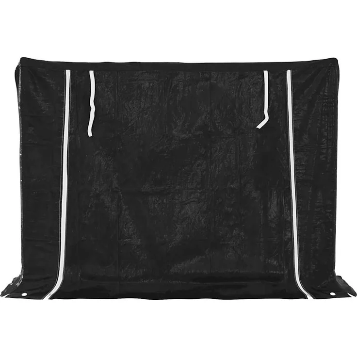 vidaXL Brennholzregal mit Regenschutz 151x40,5x110,5 cm Stahl Verzinkt 4104940 – Bild 4