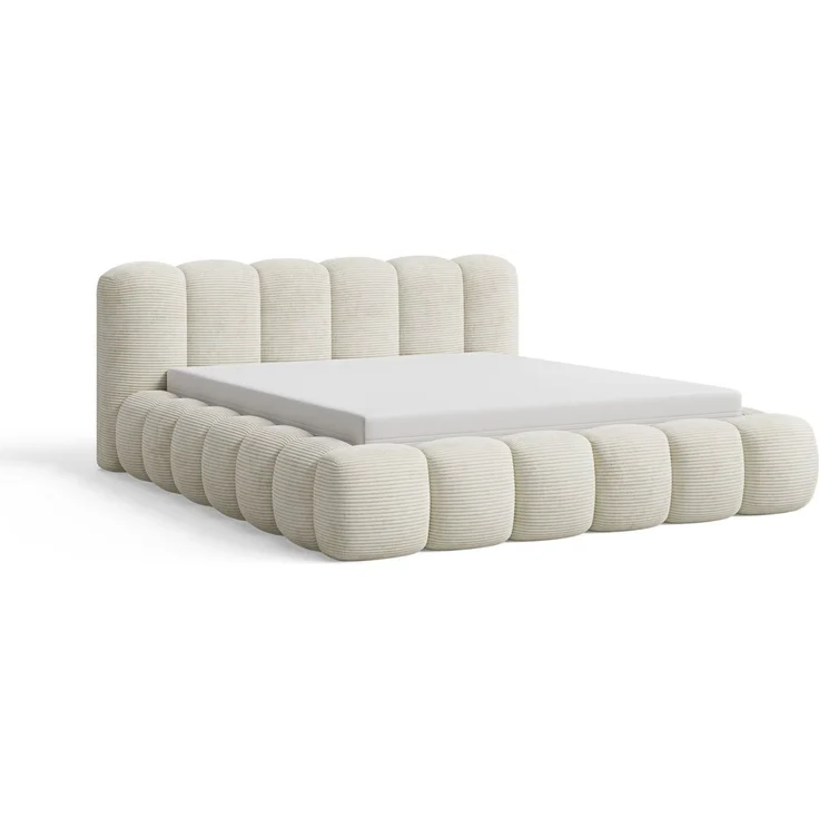 Chilly Möbel Polsterbett Stoff mit Stauraum und Hubfunktion Holzrahmen (Boxbett ohne Matratze in vielen Farben, 1-tlg, 140x200 160x200 180x200 200x200cm), gepolstertem Kopfteil Bettkasten modern – Bild 3