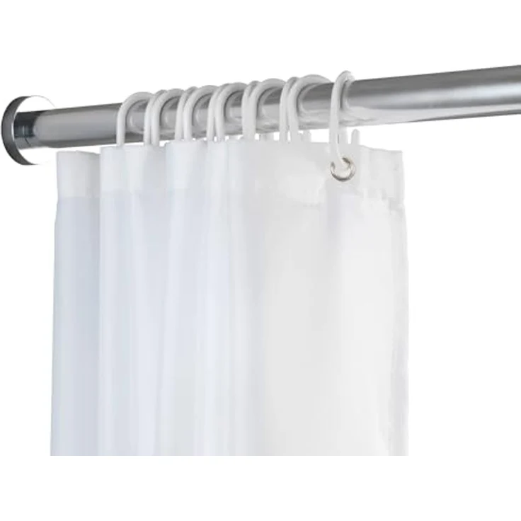 SCHÖNER WOHNEN-Kollektion Duschvorhangstange »Obleon«, Ø 28 mm, ausziehbar, ohne Bohren, geklemmt, Edelstahl, Kunststoff, Teleskop-Duschschiene, ausziehbar – Bild 4