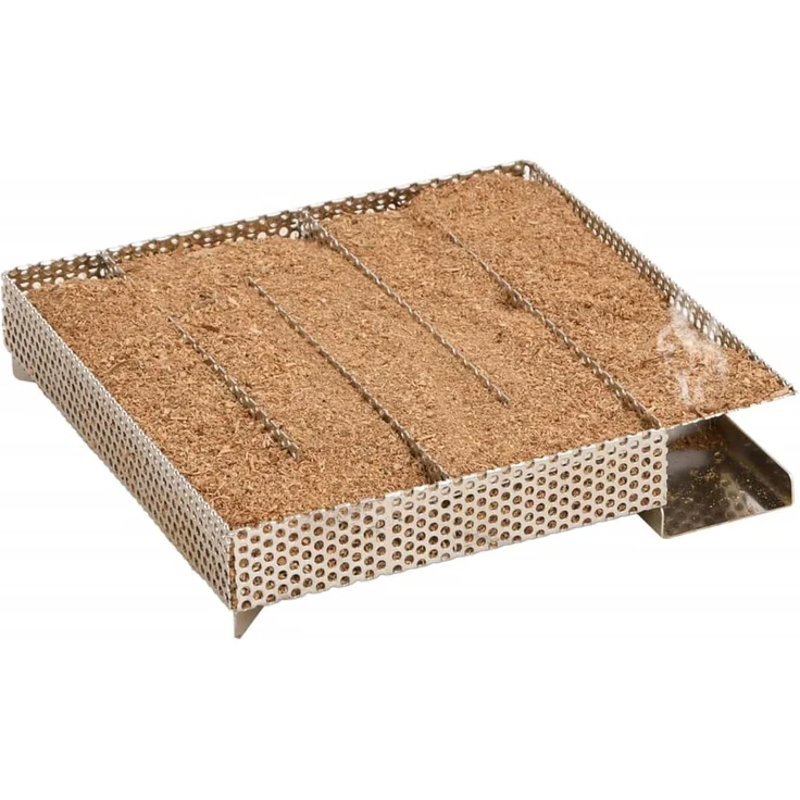vidaXL Räucherofen mit Kaltrauchgenerator, Verzinkter Stahl, 44,5 x 29 x 83 cm, 15.32 kg, ohne Glasfenster – Bild 11