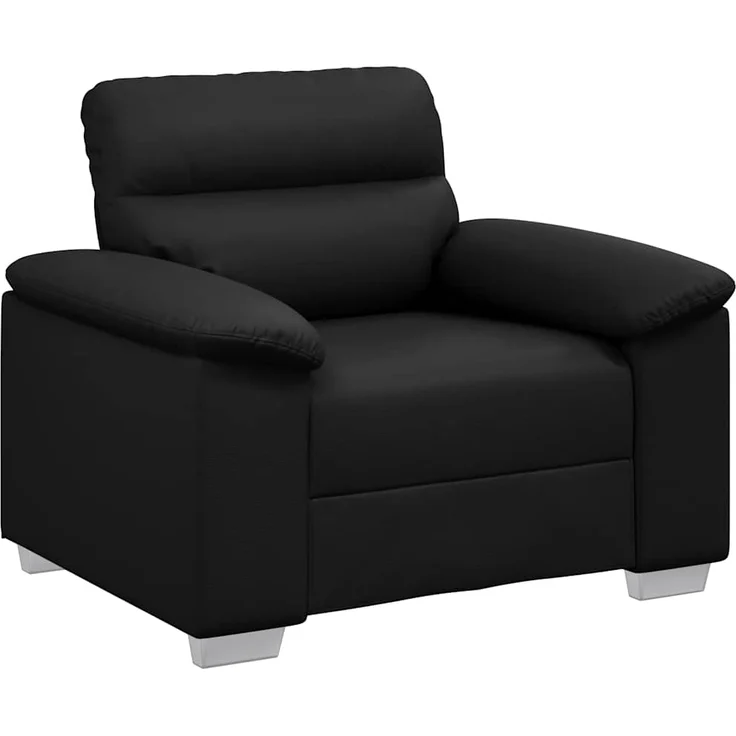 vidaXL Sessel Schwarz 60 cm Kunstleder 4105331 – Bild 1