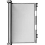 Treppenschutzgitter ausziehbar 13-140cm Rollgitter Höhe 85cm Absperrgitter 19380, Farbe:Grau-Grey