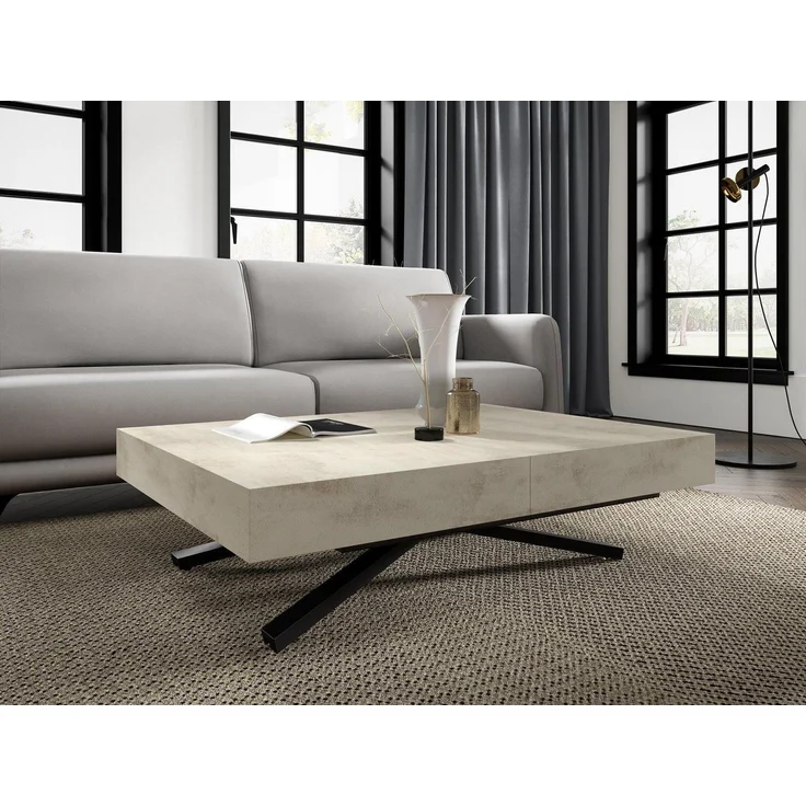Compleo Couchtisch ausziehbar und höhenverstellbar, Elegant, funktionale Lösung SEA – Bild 1