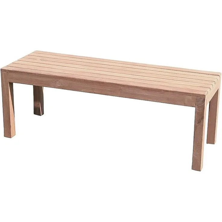 Premium Teak Wartebank Gartenbank Sitzbank Parkbank Holzbank nachhaltig 180cm