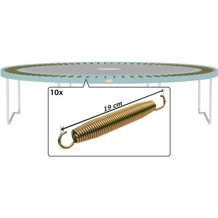 BERG Ersatzteil 10 x Favorit - Goldspring Feder 190mm