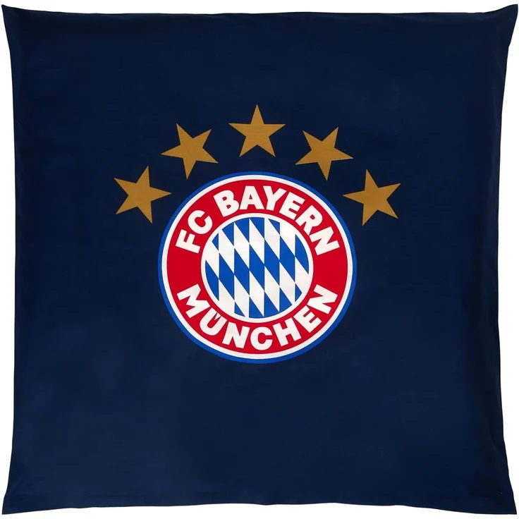 FC Bayern München Bettwäsche FC Bayern München Bettwäsche Glow in The dark I 135x200 I Navy, Baumwolle, Leuchtet im Dunkeln – Bild 6