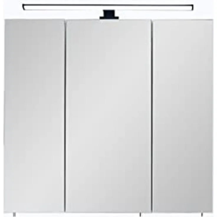 Pelipal Quickset 374 Spiegelschrank 76-II, Holzwerkstoff, Eiche Ribbeck Quer Nb, 70 x 75 x 20 cm