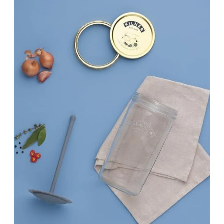 Kilner Weithalsglas mit Heber 1 L – Bild 10