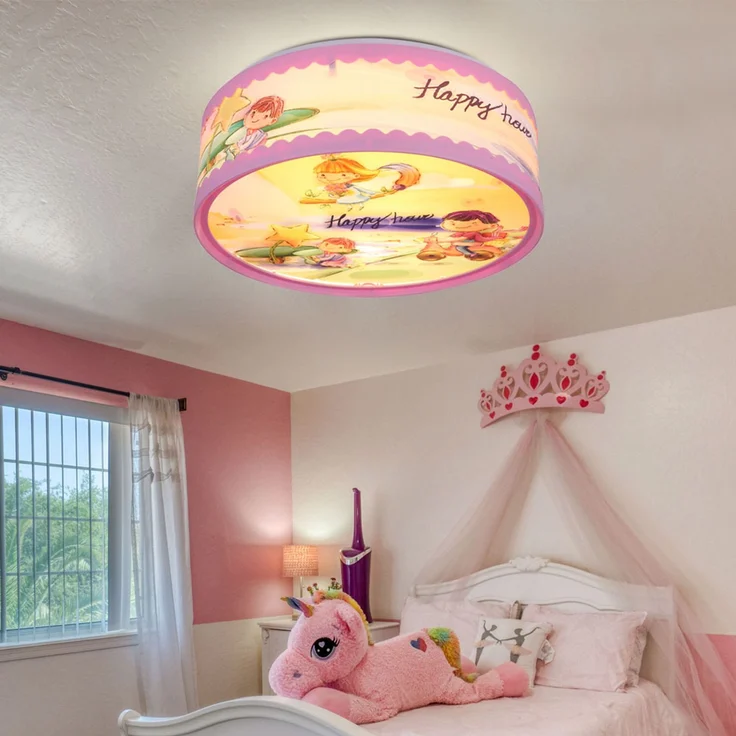 RGB LED Deckenleuchte, Kindermotiv, multicolor, 28 cm, BIBIFEE – Bild 8