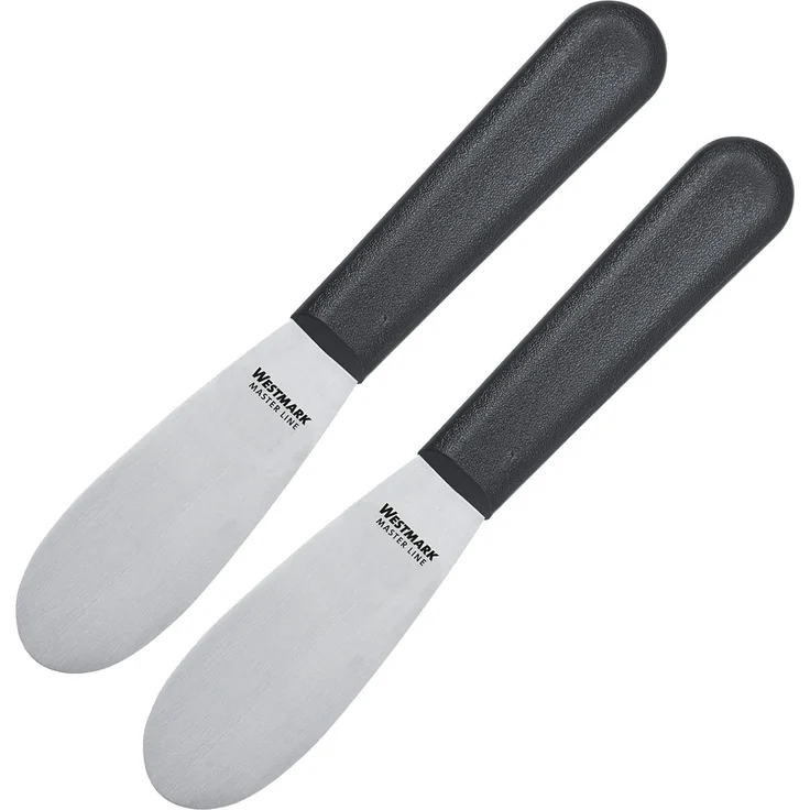 WESTMARK Buttermesser 2 Stück, Klingenmaß: 3,3 x 8,5 cm, Länge: 18,5 cm, Profi Messer Master