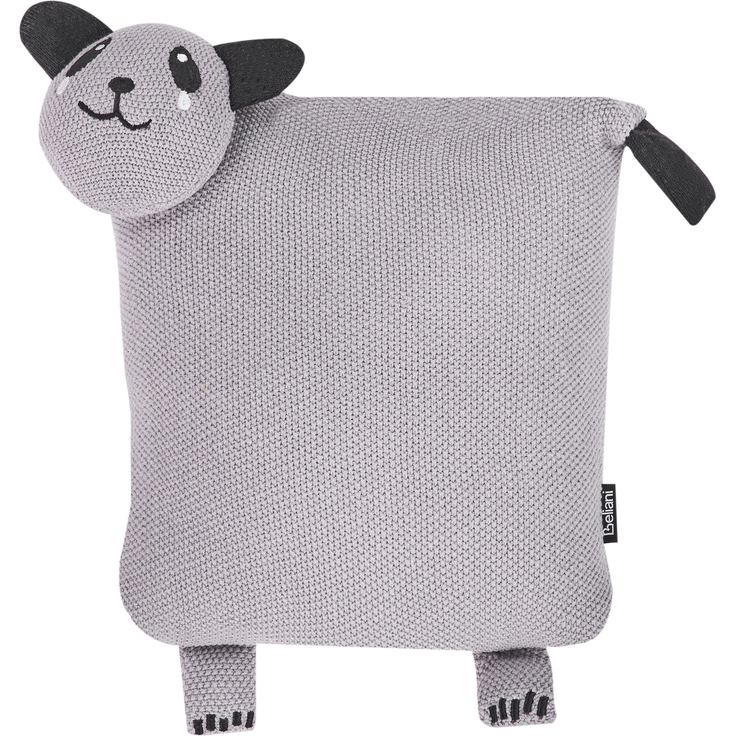 Dekokissen 2er Set SHADOOR 35 x 35 cm Baumwolle Panda Grau