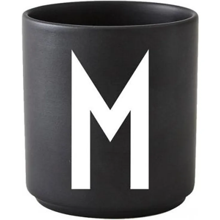 Design Letters Tasse Schwarz M 10204000M