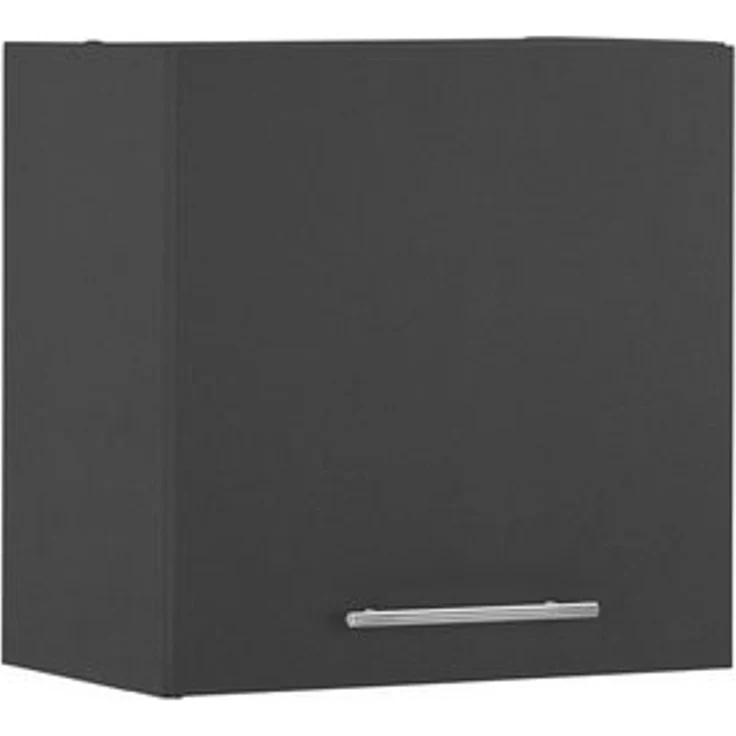 Hängeschrank >LAUNDREEZY< in Anthrazit, Holzwerkstoff - 50x50x31cm (BxHxT) – Bild 4