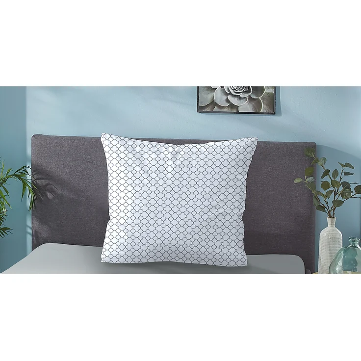 biberna 0636045 Mako-Satin Bettwäsche GRAFIK - MIX & MATCH, blau, 1x 80x80 cm – Bild 3